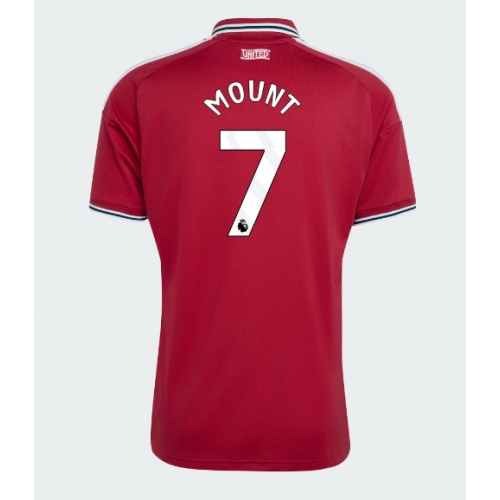 Manchester United Mason Mount #7 Maglia Gara Casa Repliche 2026-27 Maniche Corte Manchester United Mason Mount #7 Maglia Gara Casa Repliche 2026-27 Maniche Corte
